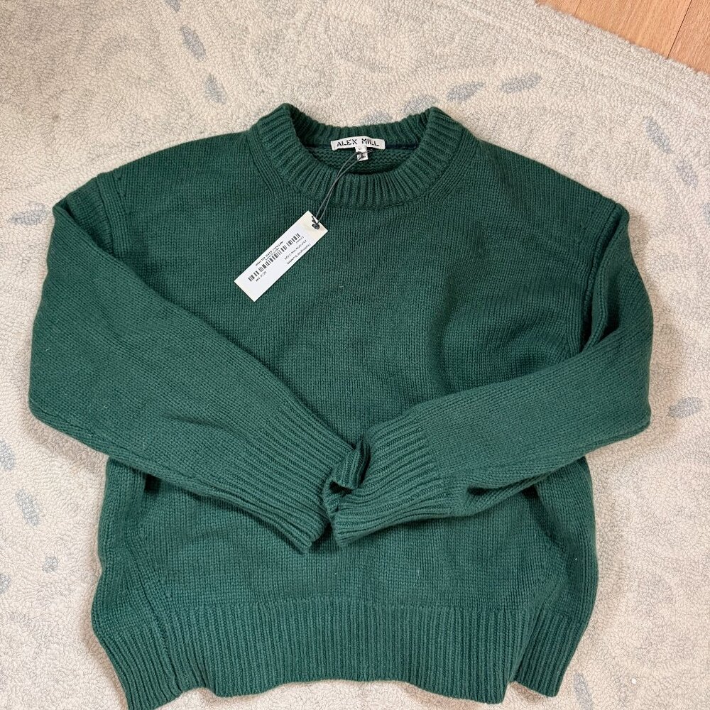 Alex Mill Nottinghill Sweater in Green Size Small NWt